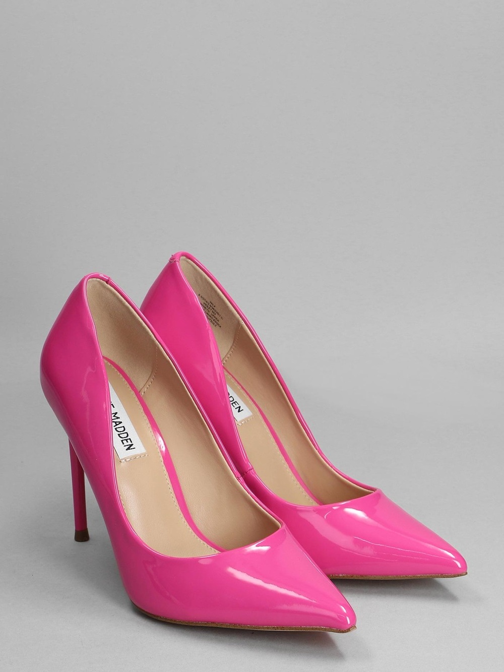 Steve Madden Hot Pink Patent Pointed-Toe Stiletto Pumps
